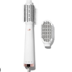 "T3 AireBrush Duo Interchangeable Hot Air Blow Dry Brush with Two Attachments